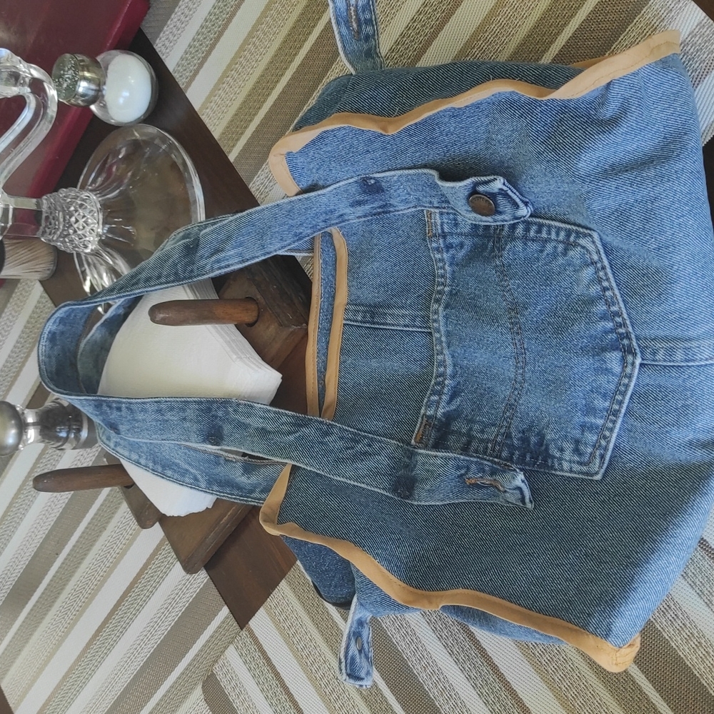 Blue Jean Purse  for Women, E-dark Blue ,made by me
